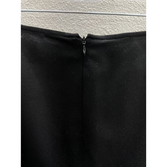 Womens Rafaella Black Minimalist Skirt Size 12 Petite with alterations - Picture 7 of 10